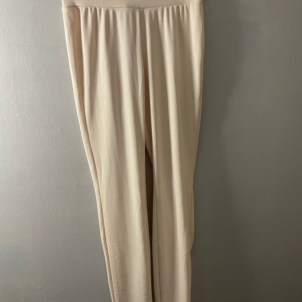 Elegant Cream Women's Pants